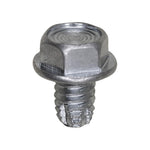 1/4"-20x3/8" Hex Head Washer Indented Type F Screw, Zinc Chromate
