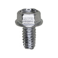 1/4"-20x1/2" Hex Head Washer Indented Type F Screw, Zinc Chromate