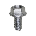 1/4"-20x1/2" Hex Head Washer Indented Type F Screw, Zinc Chromate