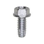1/4"-20x5/8" Hex Head Washer Indented Type F Screw, Zinc Chromate
