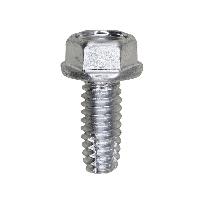 1/4"-20x5/8" Hex Head Washer Indented Type F Screw, Zinc Chromate