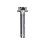 1/4"-20x1-1/4" Hex Head Washer Indented Type F Screw, Zinc Chromate
