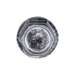 1/4"-20x1-1/4" Hex Head Washer Indented Type F Screw, Zinc Chromate