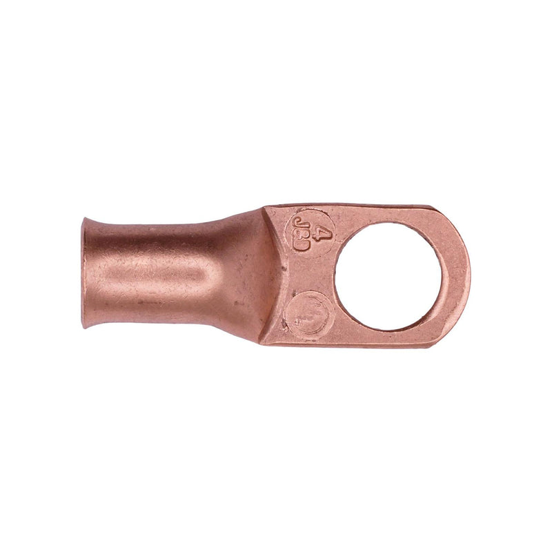 Copper Battery Cable Lugs, 4 Gauge