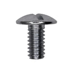1/4"-20x1/2" Slotted Round Head License Plate Bolt, Zinc