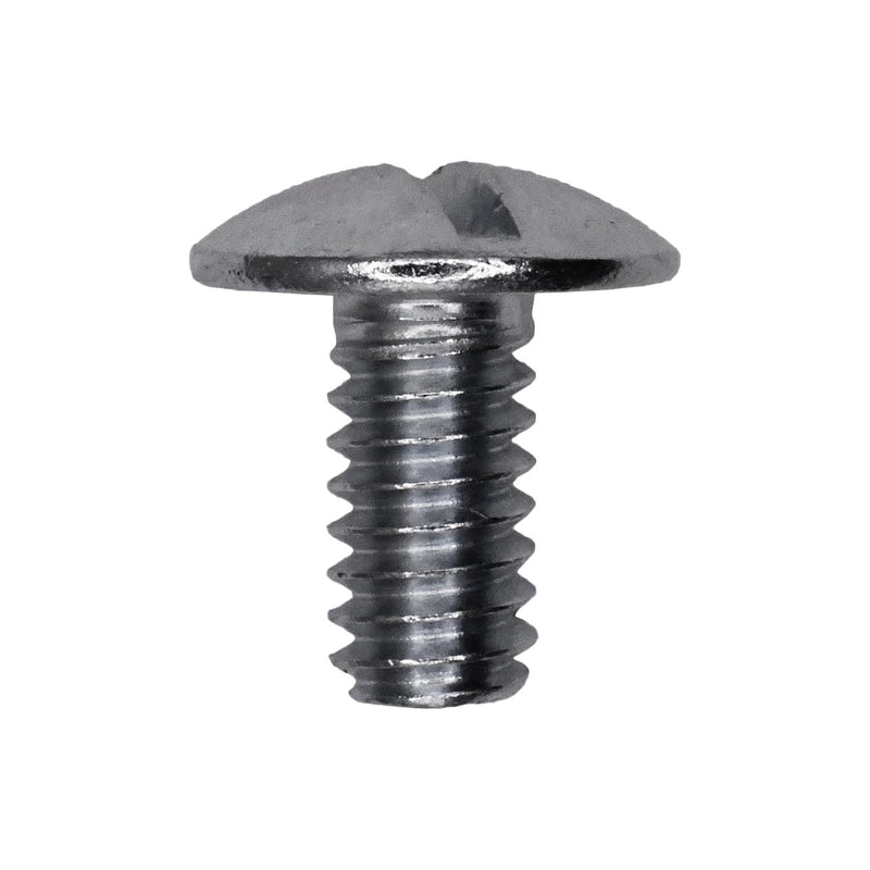 1/4"-20x1/2" Slotted Round Head License Plate Bolt, Zinc