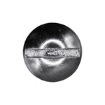 1/4"-20x1/2" Slotted Round Head License Plate Bolt, Zinc