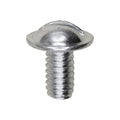 1/4"-20x1/2" Slotted Truss Head Round Washer License Plate Bolt, 1/2" Washer, Zinc
