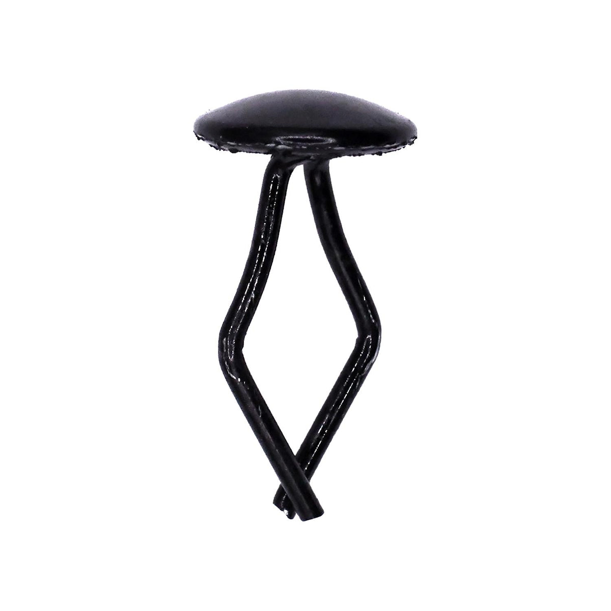 9/32"x7/8" Black Capped Trim Fasteners, 17/32" Head