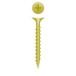 #6 Strong-Point Bugle Head 6 x 1, PH, Coarse, Zinc Yellow