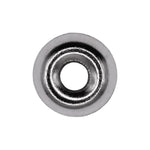 #4 Brass Countersunk Washer Nickel On, 9/64" ID, 3/8" OD