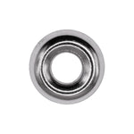 #8 Brass Countersunk Washer Nickel On, 13/64" ID, 1/2" OD