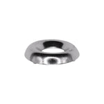 #10 Brass Countersunk Washer Nickel On, 1/4" ID, 19/32" OD