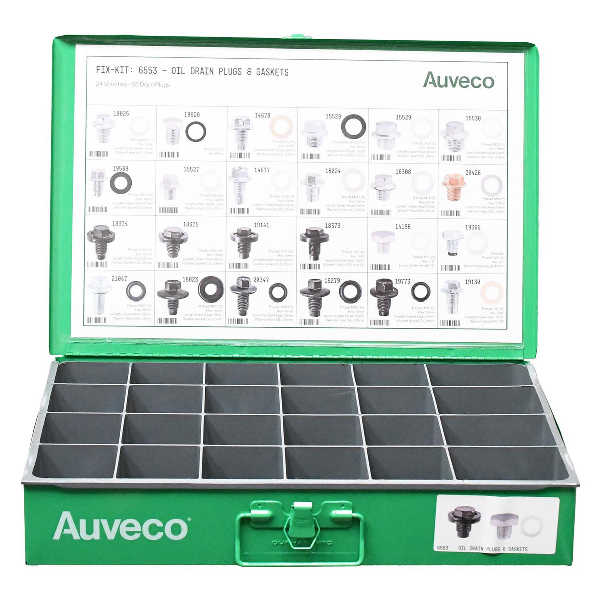 6500 Series Large Drawer FIX-KITS Oil Plugs And Gaskets Assortment