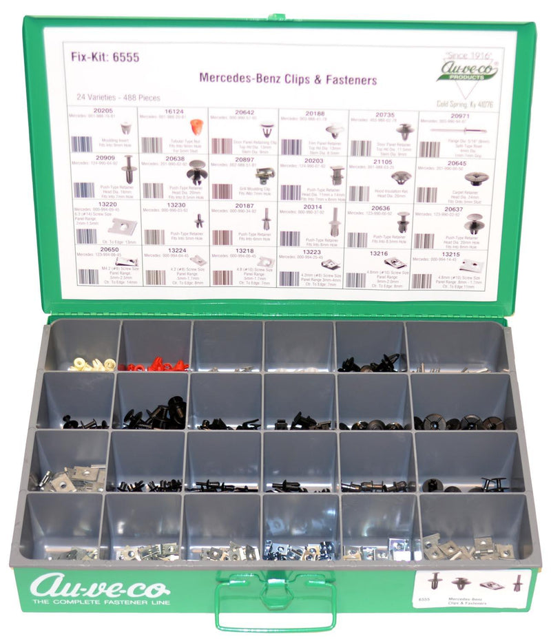 6500 Series Large Drawer FIX-KITS Clips And Fasteners Assortment