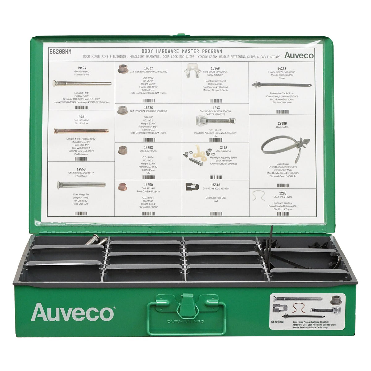 Body Hardware Master Assortment Drawer BHM Of Hinge Pins And Bush.S, Headlight Clips, Cable Straps And Misc