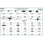 Nylon BHM Connectors And Rubber Caps Assortment, 24 Varieties - 310 Pieces