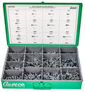 BHM Square Pan Head Teks Screws with Painted, 13 Varieties - 1,300 Pieces