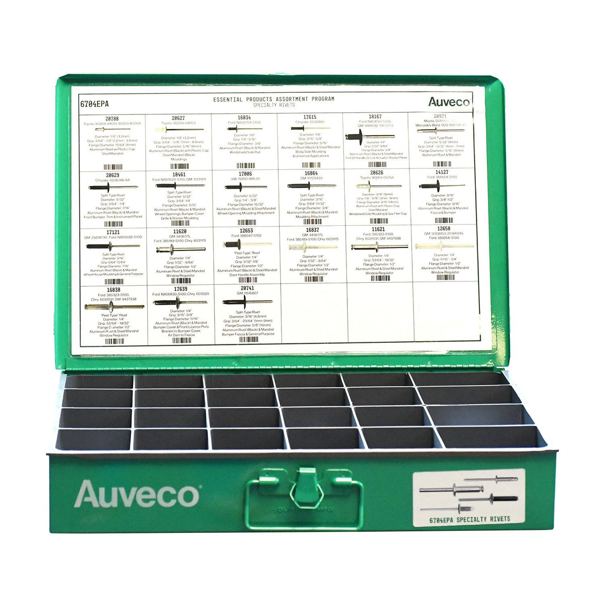 6703 Series Large Drawer Essential Product Assortments EPA Specialty Rivet