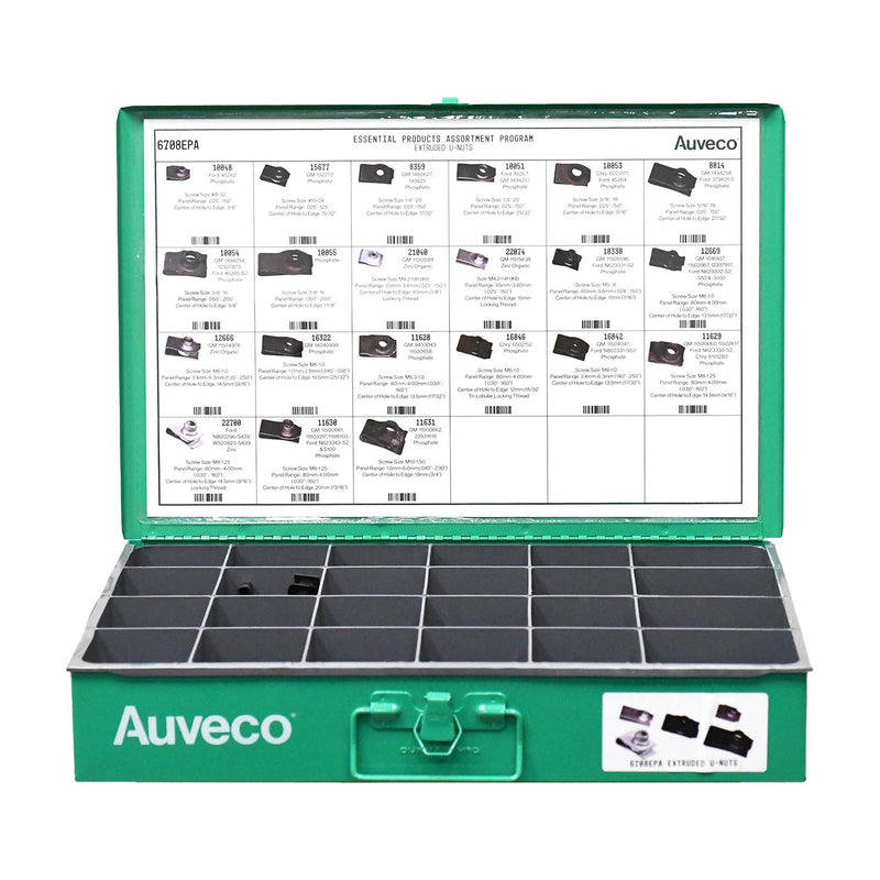 6707 Series Large Drawer Essential Product Assortments EPA Extruded U-Nuts