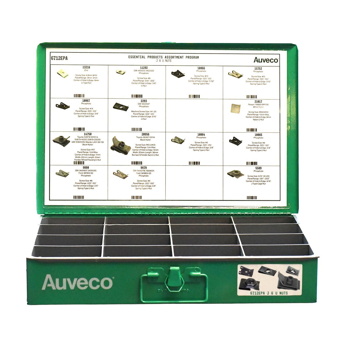 6711 Series Large Drawer Essential Product Assortments EPA J & U-Nuts