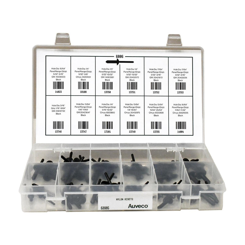Nylon Rivet Quik-Select Kit Assortment
