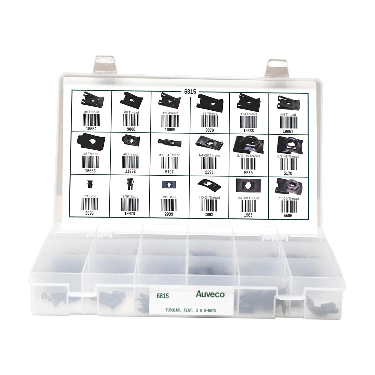 Tubular Flat U And J Nut Quik-Select Kit Assortment