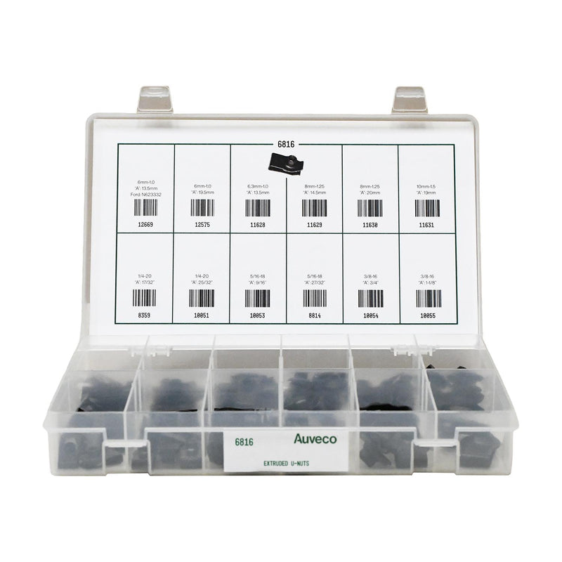 Extruded U-Nut Quik-Select Kit Assortment