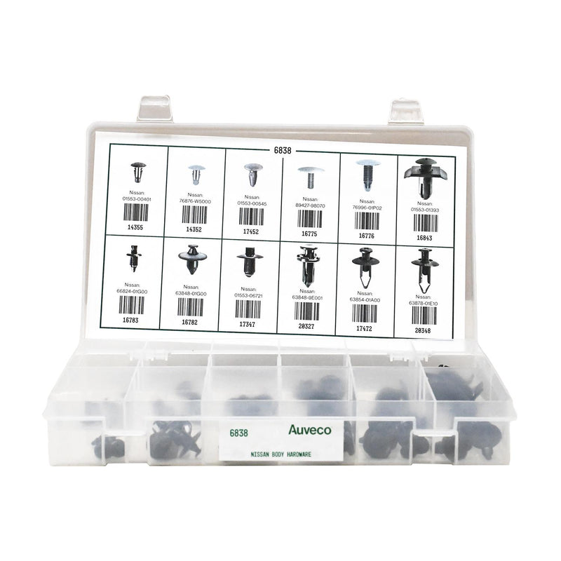 Body Hardware Quik-Select Kit Assortment, 12 Varieties - 58 Pieces