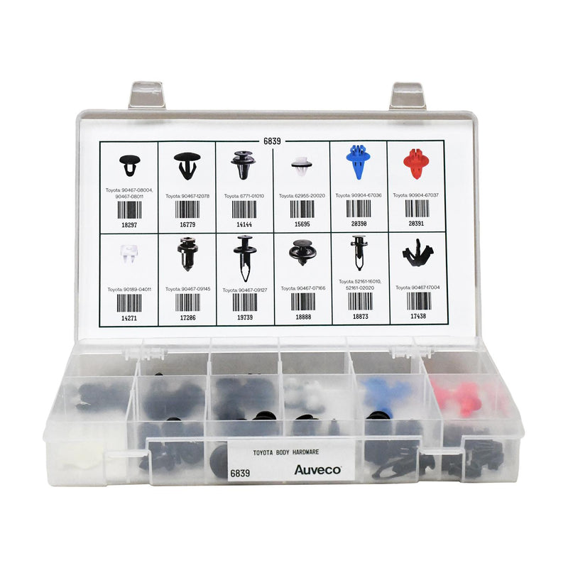 Body Hardware Quik-Select Kit Assortment, 12 Varieties - 73 Pieces