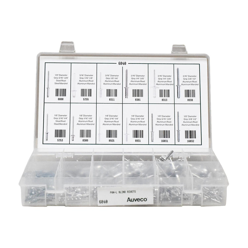 Pan-L Blind Rivets Quik-Select Kit Assortment