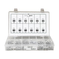 Stainless Steel Tapping Screw Quik-Select Kit Assortment, 12 Varieties - 216 Pieces