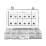 Stainless Steel Tapping Screw Quik-Select Kit Assortment, 12 Varieties - 216 Pieces