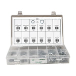 Exterior And Interior Lock Washer Quik-Select Kit Assortment, 12 Varieties - 685 Pieces