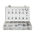 E Type Retaining Ring Quik-Select Kit Assortment, 12 Varieties - 343 Pieces