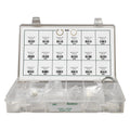 Exterior And Interior Retaining Ring Quik-Select Kit Assortment, 18 Varieties - 151 Pieces