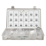 Exterior And Interior Retaining Ring Quik-Select Kit Assortment, 18 Varieties - 151 Pieces
