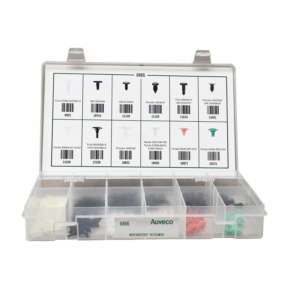 Weatherstrip Retainers Quik-Select Kit Assortment