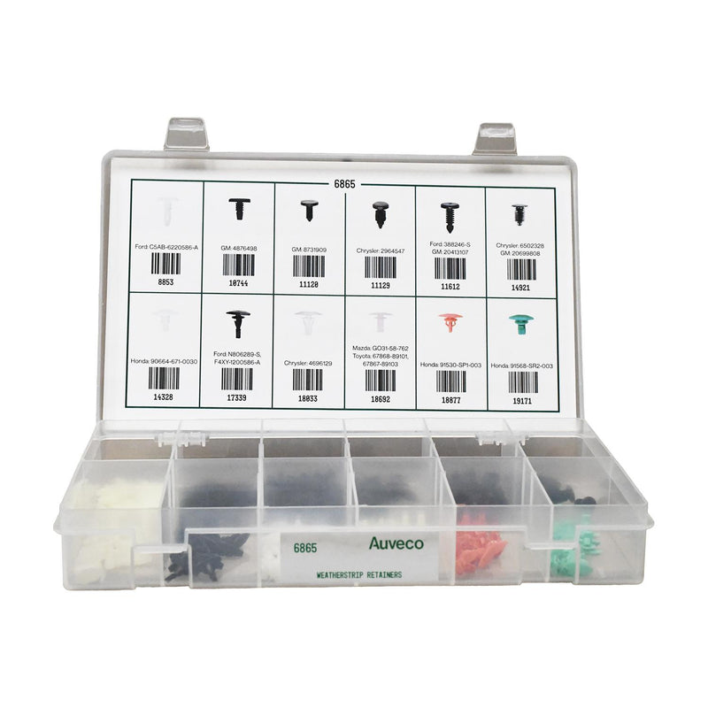 Weatherstrip Retainers Quik-Select Kit Assortment