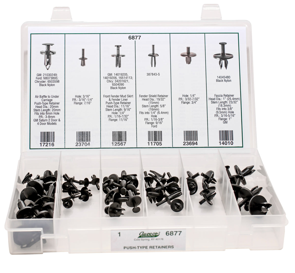 6800 Series Quik-Select Kit Retainer Assortment