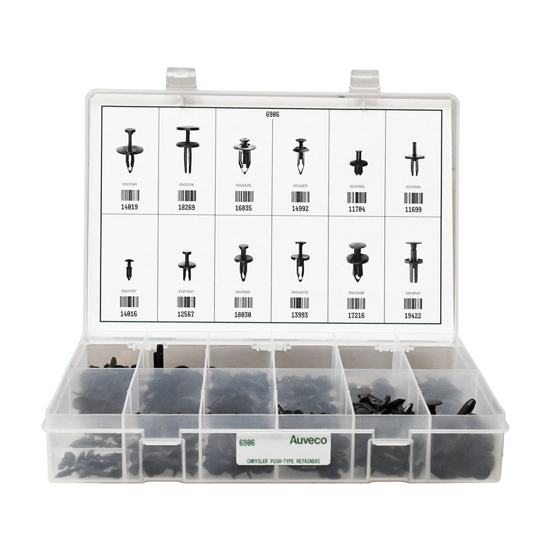 Push-Type Retainers Quik-Select II Kit Assortment