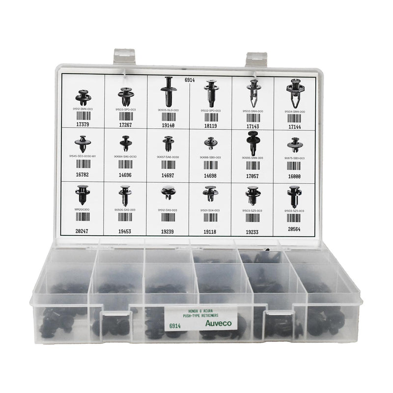 Push-Type Retainers Quik-Select II Kit Assortment