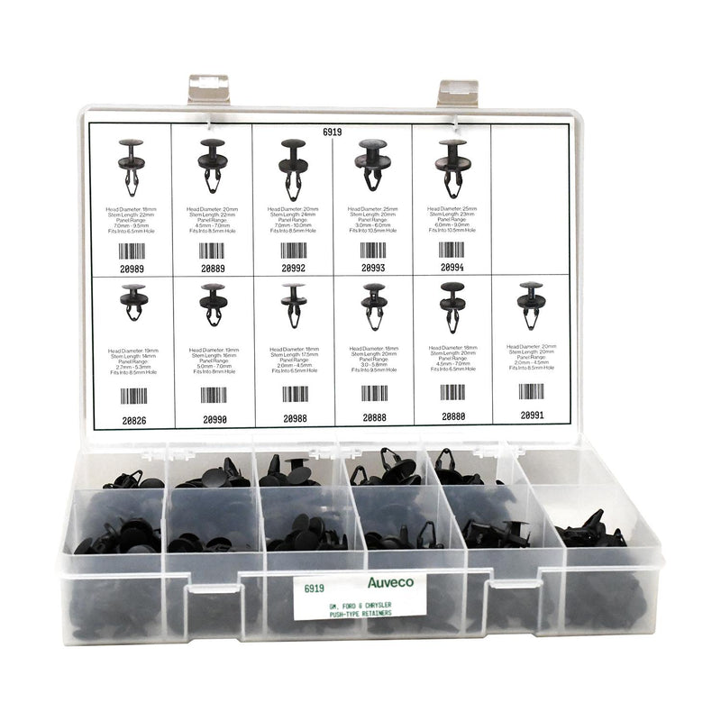 Push-Type Retainer Quick Select II Kit Assortment