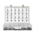 Tapping Screws Assortment, 24 Varieties - 490 Pieces