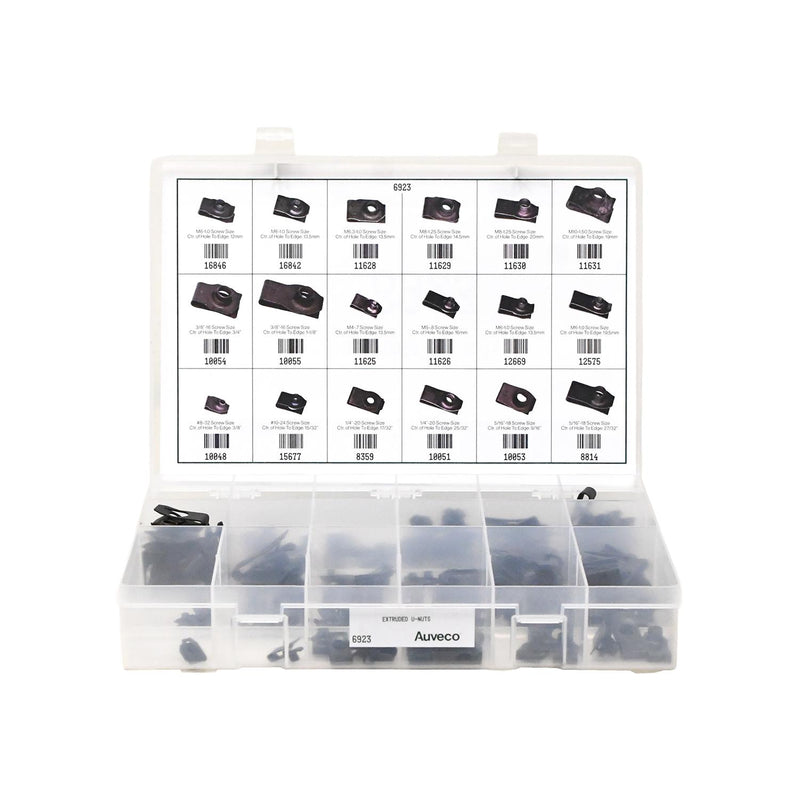 Extruded U-Nuts Assortment