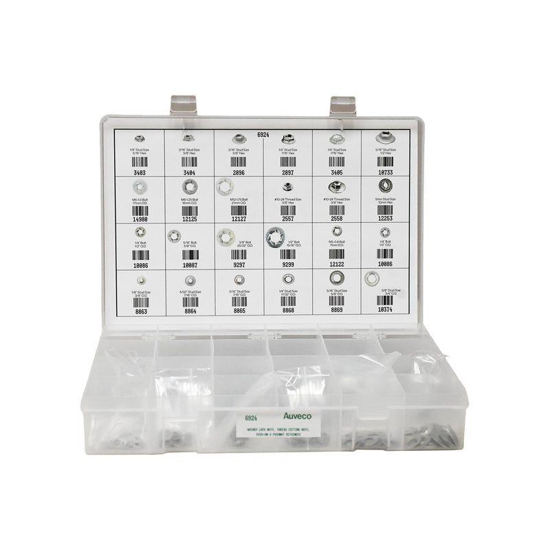Thread Cutting Nuts, Washer Lock Nuts, Push-On Assortment