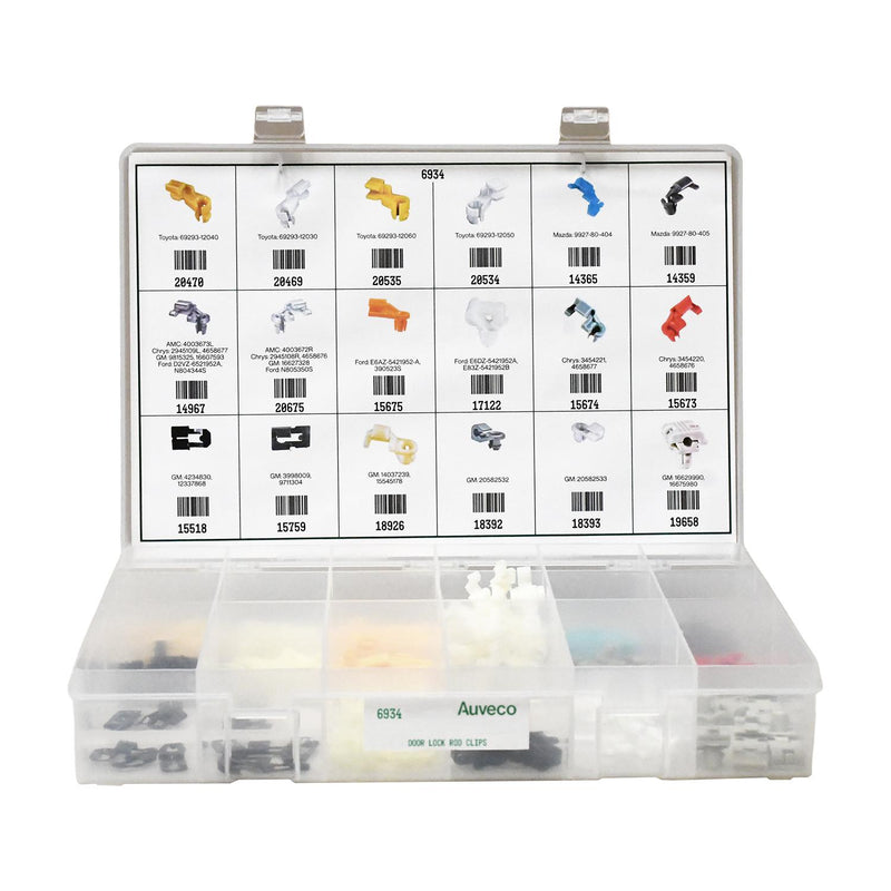 Door Lock Rod Clips Assortment