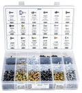 License Plate Screws Assortment, 18 Varieties - 630 Pieces