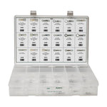 Crystal Krimp & Seal Terminals Quik-Select II Assortment, 18 Varieties - 64 Pieces