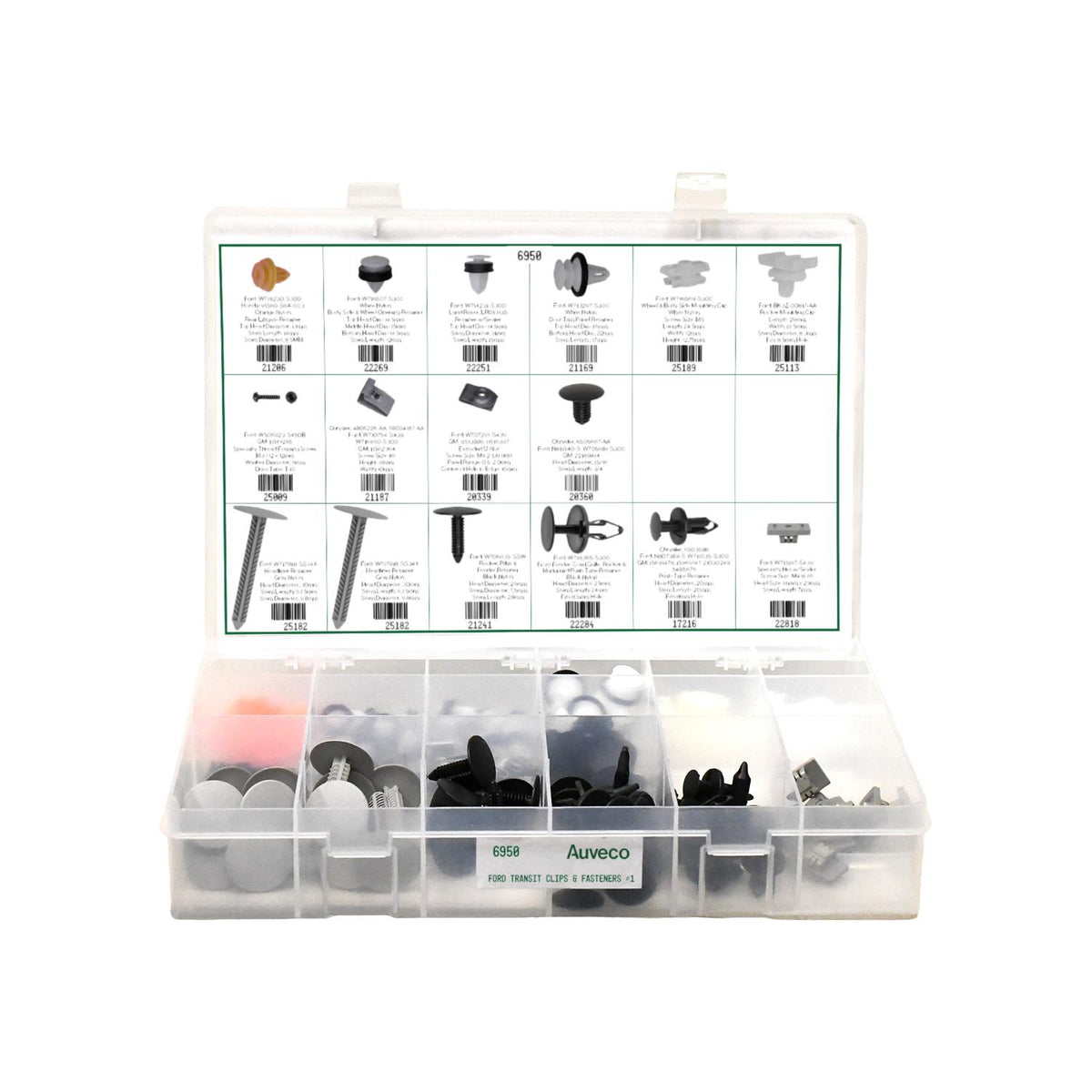 Transit Clips & Retainers Rear Of Vehicle Quik-Select II